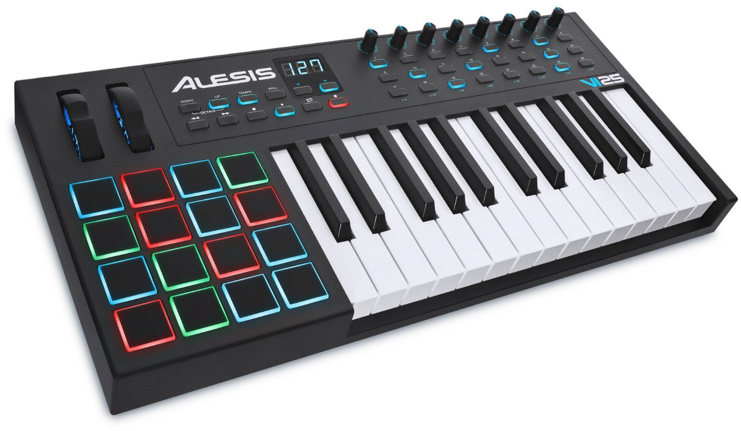 Alesis VI25 - миди-клавиатура (Black)