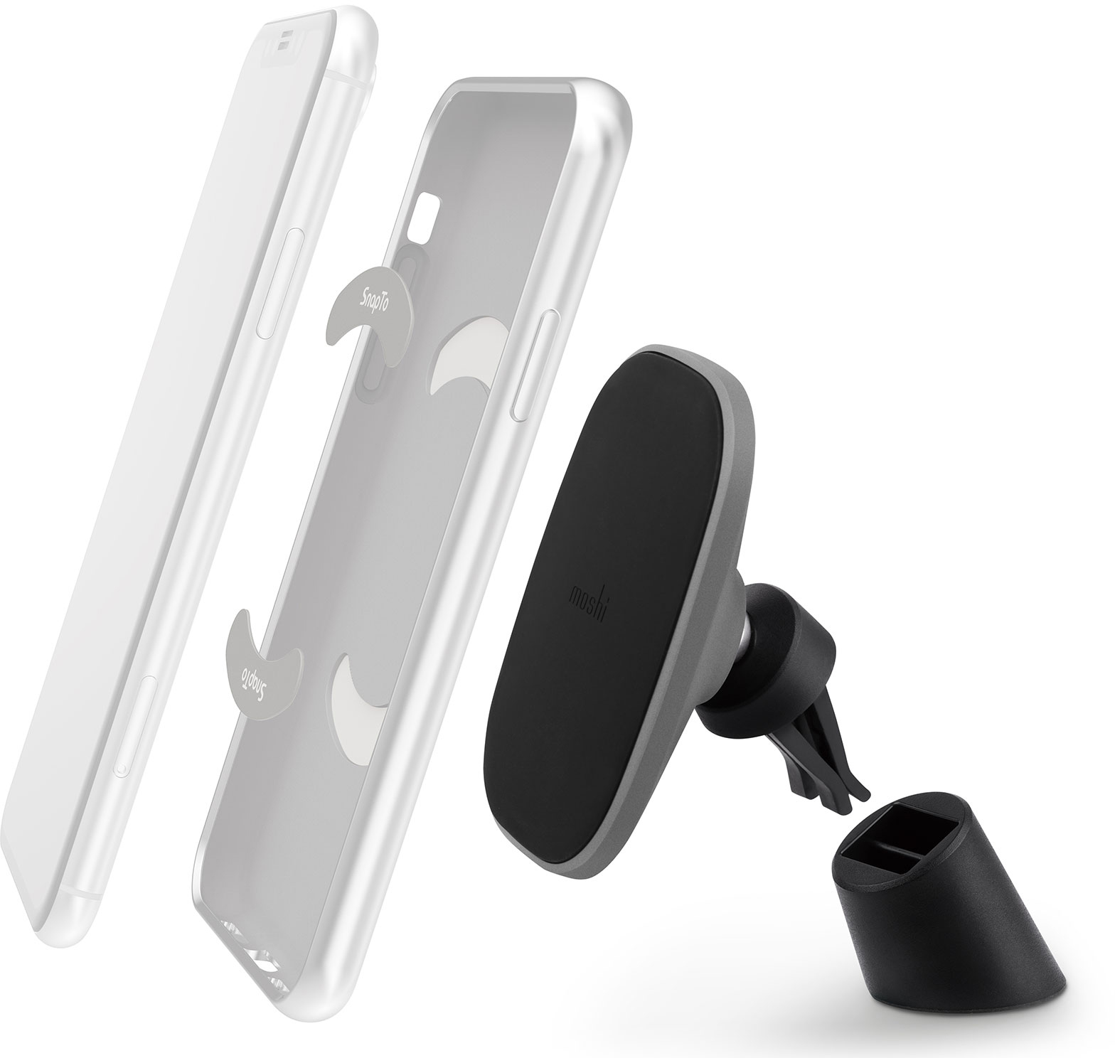 Магнитный автомобильный держатель Moshi SnapTo Car Mount (99MO122003) для смартфона (Grey)
Магнитный автомобильный держатель Moshi SnapTo Car Mount (99MO122003) для смартфона (Grey)