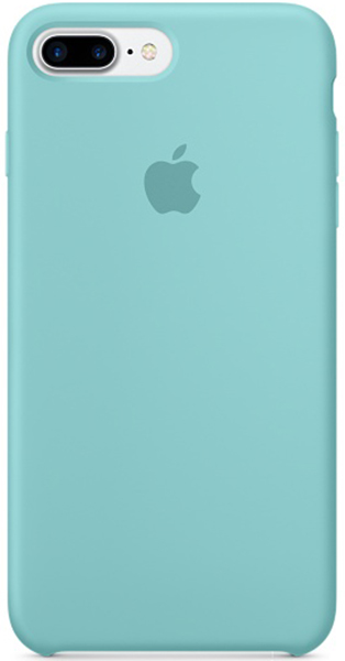 Apple Silicone Case (MMQY2ZM/A) - чехол для iPhone 7 Plus (Sea Blue) Apple Silicone Case (MMQY2ZM/A) - чехол для iPhone 7 Plus (Sea Blue)Оригинальные Apple iPhone Case<br>Чехол<br>