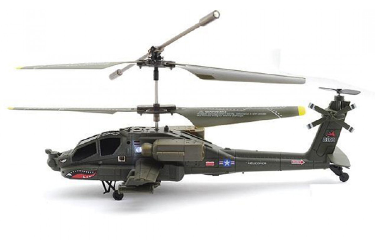 Syma S109G Apache AH-64 - радиоуправляемый вертолет (Grey)