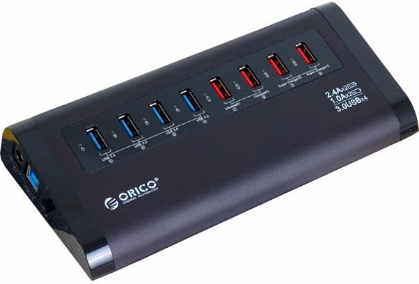 все цены на Orico UH4C4 - USB-концентратор (Black) онлайн