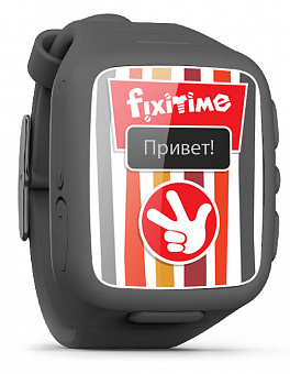 Детские часы-телефон Elari FixiTime Smart Watch (Black)
