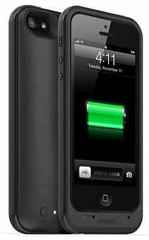 Mophie Juice Pack Plus 2100mAh - дополнительный аккумулятор для iPhone 5/iPhone 5S (Black)