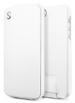SGP Leather Case illuzion Legend (SGP09649) - чехол для iPhone 5 (White)