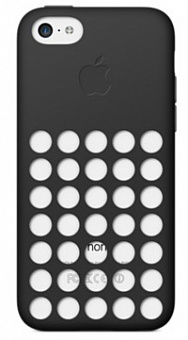 Apple iPhone 5C Silicone Case (MF040ZM/A) - чехол для iPhone 5C (Black)