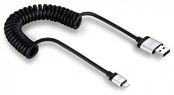 Just Mobile AluCable Twist (DC-188) - кабель USB to Lightning для iPhone/iPod/iPad