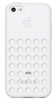 Apple iPhone 5C Silicone Case (MF039ZM/A) - чехол для iPhone 5C (White)
