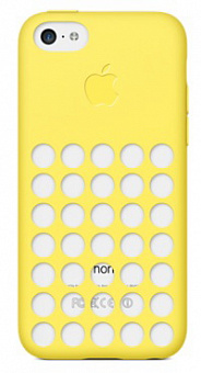 Apple iPhone 5C Silicone Case (MF038ZM/A) - чехол для iPhone 5C (Yellow)