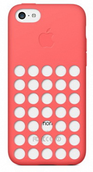 Apple iPhone 5C Silicone Case (MF036ZM/A) - чехол для iPhone 5C (Pink)