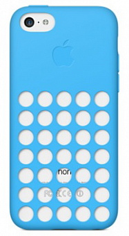 Apple iPhone 5C Silicone Case (MF035ZM/A) - чехол для iPhone 5C (Blue)