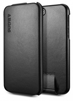 SGP Leather Case Argos (SGP09598) - чехол для iPhone 5 (Black)