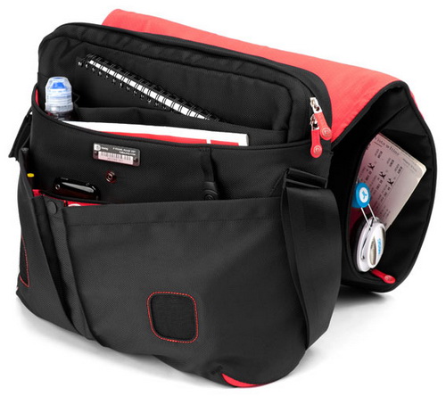 Booq Taipan Shadow M (TSDM-BLR) - сумка для MacBook 15 (Black/Red) купить в интернет-магазине icover