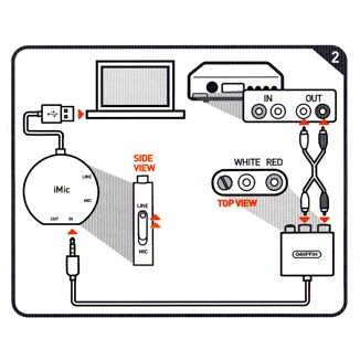 Griffin iMic USB аудио-интерфейс для MacBook купить в интернет-магазине icover