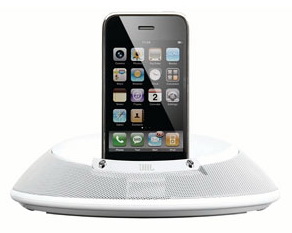 Портативная колонка JBL On Stage IIIP - для iPhone 4S/iPod 4Gen (Белый) купить в интернет-магазине icover