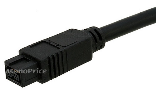Monoprice Bilingual FireWire 800 - FireWire 400 Cable (9 PIN/ 6PIN) Black купить в интернет-магазине icover