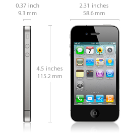 Apple iPhone 4 32 Gb (MC605) Black купить в интернет-магазине icover