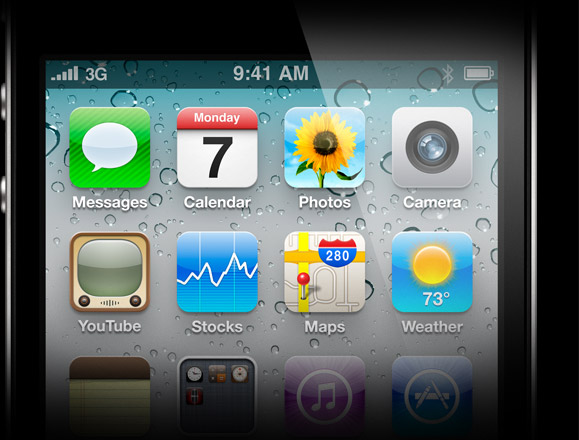 Apple iPhone 4 32 Gb (MC605) Black купить в интернет-магазине icover