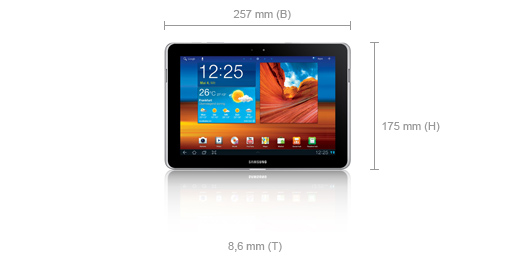 Samsung Galaxy Tab 10.1N 16 Гб (GT-P7501) White купить в интернет-магазине icover