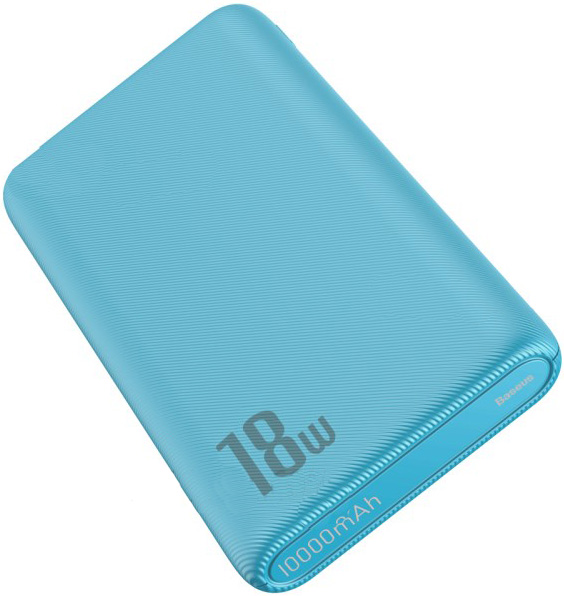 Внешний аккумулятор Baseus 10000mAh 18W PPDML-03 Quick Charge (Blue) купить в интернет-магазине icover