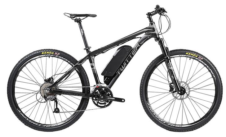 Электровелосипед Twitter MANTIS-E0 17 (Black/Grey) купить в интернет-магазине icover
