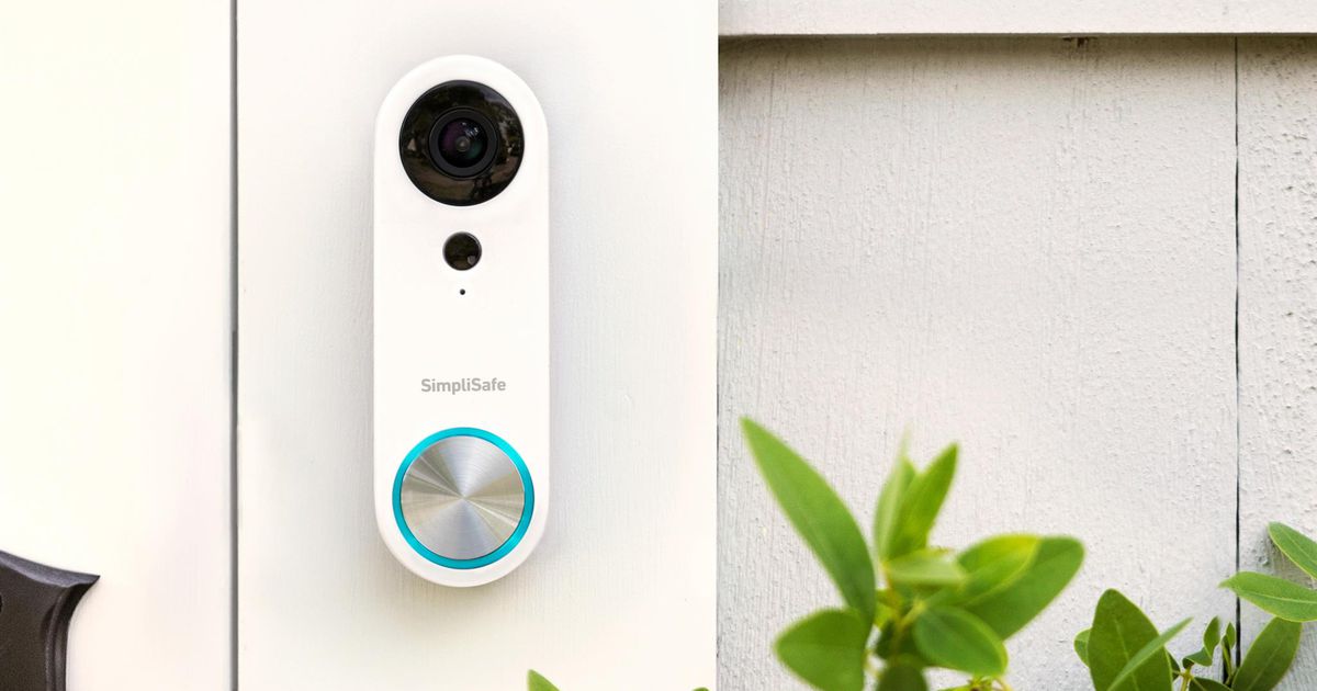 Умный дверной звонок SimpliSafe Video Doorbell Pro (White) купить в интернет-магазине icover