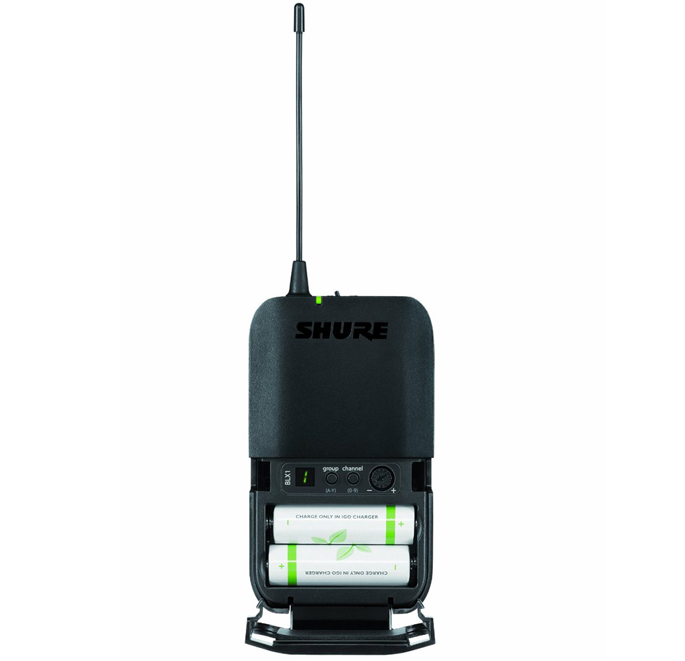 Shure BLX14RE/W85 K3E - головная радиосистема с петличным микрофоном WL185 (Black) купить в интернет-магазине icover