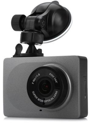 Xiaomi Yi 1080P/60FPS Car WiFi DVR - видеорегистратор (Black/Grey) купить в интернет-магазине icover