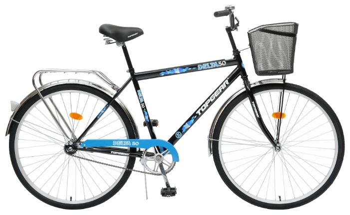 Top Gear Delta 50 26" (ВН26247К) - городской велосипед (Black/Blue) купить в интернет-магазине icover