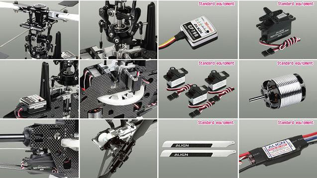 Align T-Rex 450 Pro V2 Super Combo KIT (RH45E13XT) - радиоуправляемый вертолет купить в интернет-магазине icover