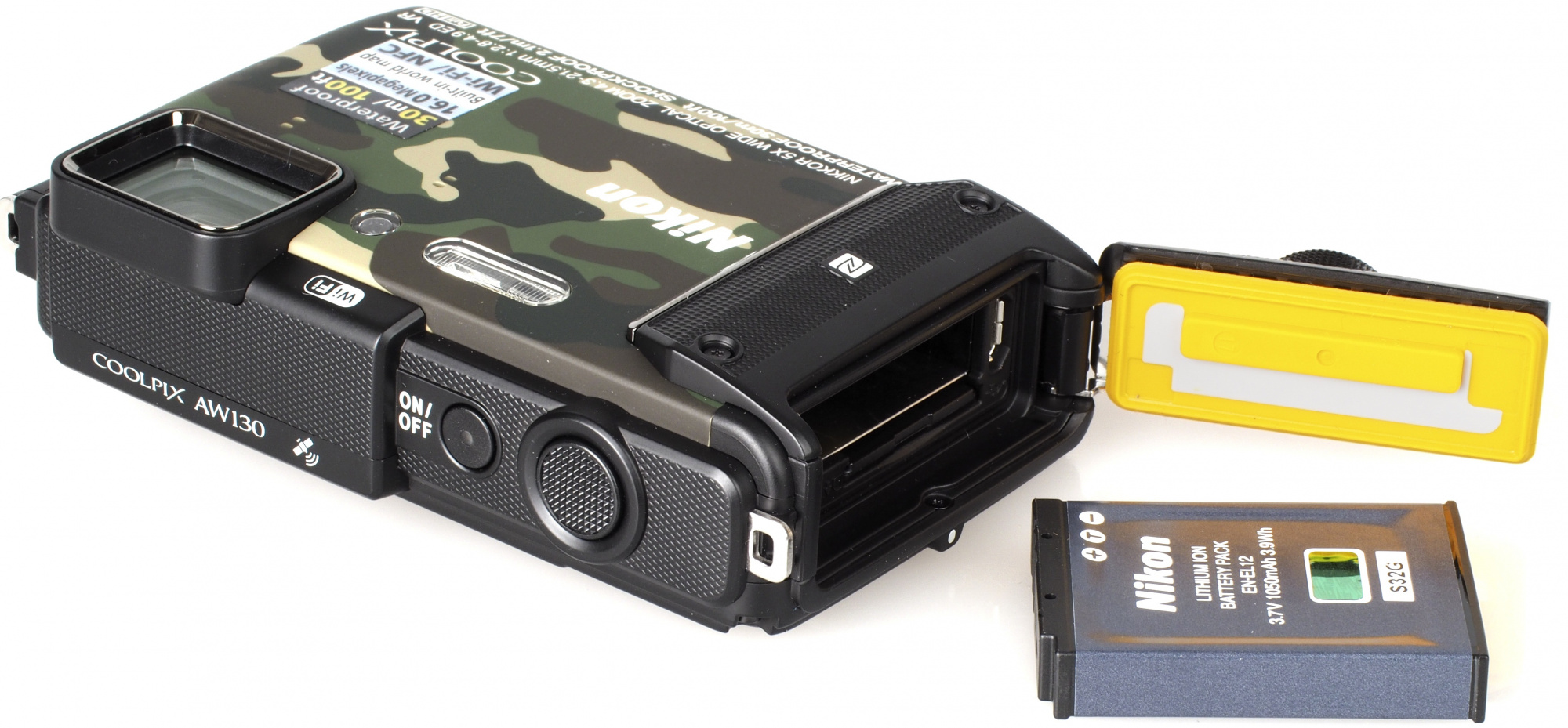 Фотоаппарат Nikon Coolpix AW130 (Camouflage) купить в интернет-магазине icover