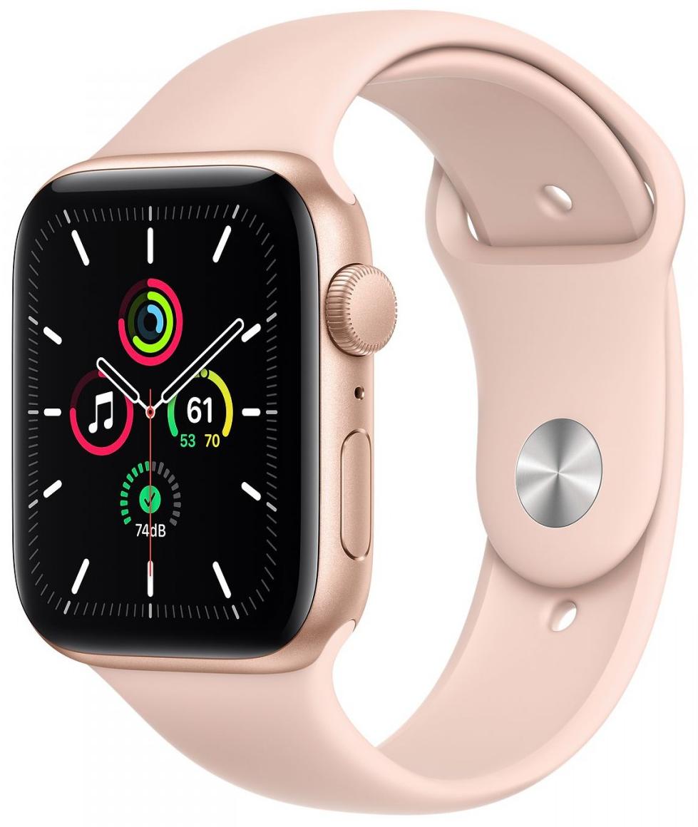 

Умные часы Apple Watch SE 44mm GPS MYDR2RU/A (Gold/Pink Sand)