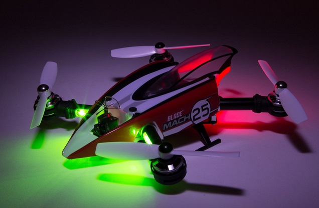 Гоночный квадрокоптер Blade Mach 25 FPV Racer BNF Basic BLH8980 (White/Red) купить в интернет-магазине icover