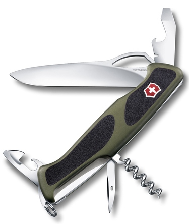 

Нож перочинный Victorinox RangerGrip 61 0.9553.MC4 (Green/Black)