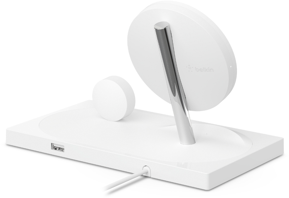 Беспроводная док-станция Belkin BoostUp для iPhone/Apple Watch (White) купить в интернет-магазине icover