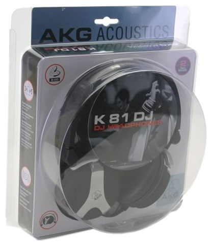 Мониторные наушники AKG K 81 DJ (Black) купить в интернет-магазине icover