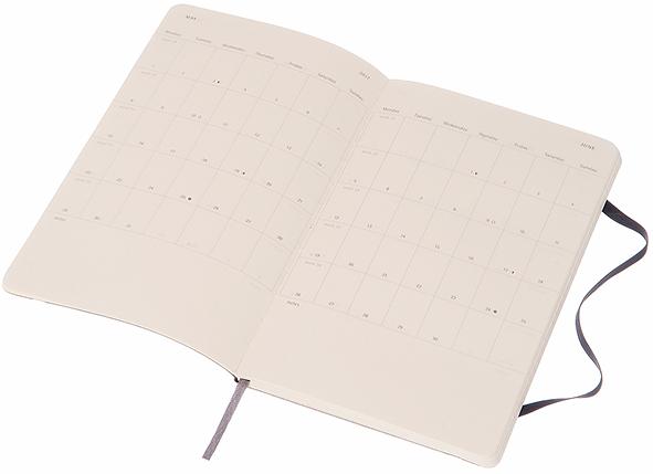 Moleskine Classic Soft Pocket 2017 (DSB12WN2Y17) - еженедельник (Black) купить в интернет-магазине icover