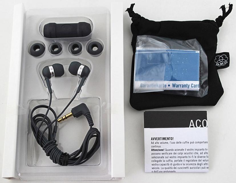 Внутриканальные наушники AKG IP2 (Grey) купить в интернет-магазине icover