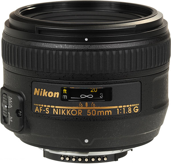 Объектив Nikon 50mm f/1.8G AF-S Nikkor (Black) купить в интернет-магазине icover