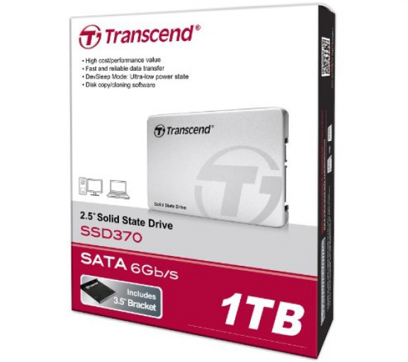 Твердотельный SSD-накопитель Transcend TS1TSSD370S 1Tb для ноутбука (Aluminum) купить в интернет-магазине icover