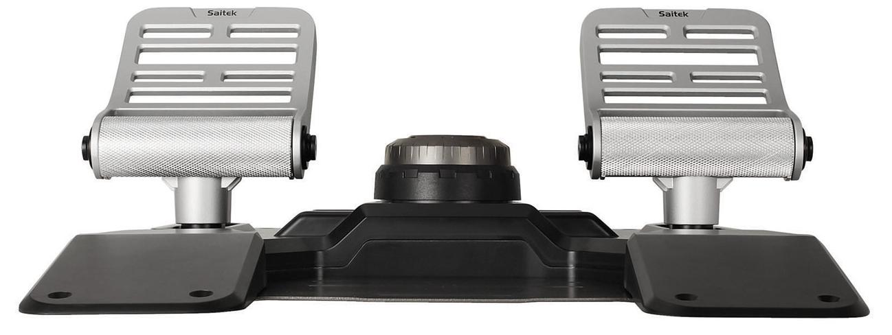 Saitek Pro Flight Combat Rudder Pedals (SCB432020002/02/1) - педали для авиасимуляторов (Black/Steel) купить в интернет-магазине icover