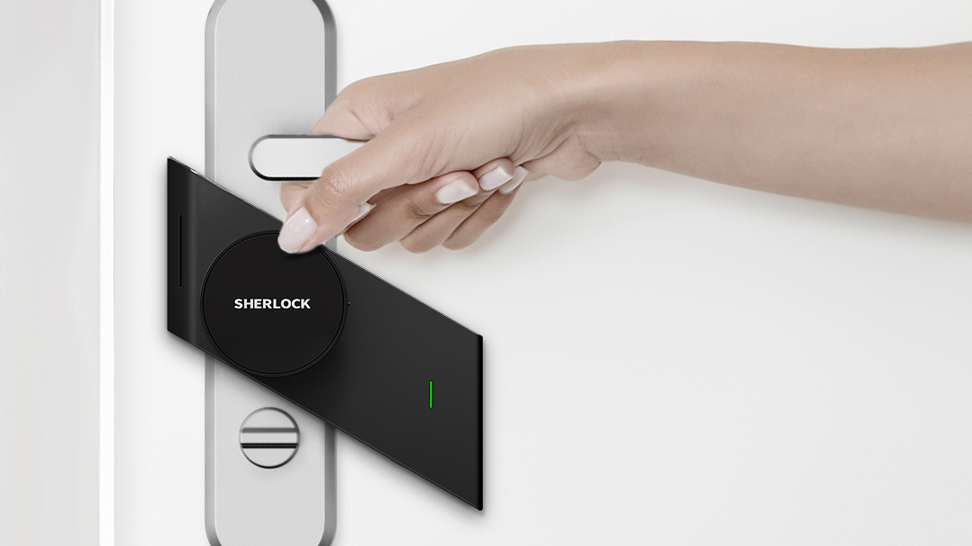 Умный дверной замок Xiaomi Sherlock Smart Lock M1 (Левый) Black купить в интернет-магазине icover