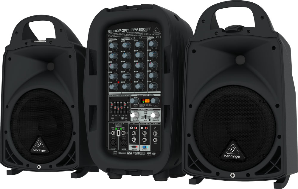 Behringer PPA500BT (A050807) - портативная система звукоусиления (Black) купить в интернет-магазине icover