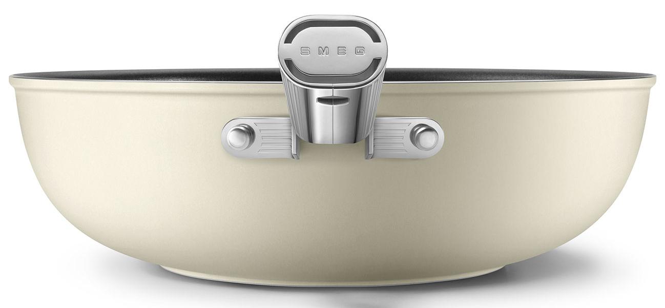 Сковорода Wok Smeg CKFW3001CRM (Cream) купить в интернет-магазине icover