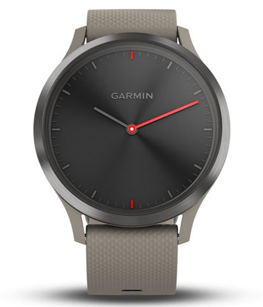 Умные часы Garmin Vivomove HR Sport 127-204 mm 010-01850-03 (Black/Sandstone) купить в интернет-магазине icover