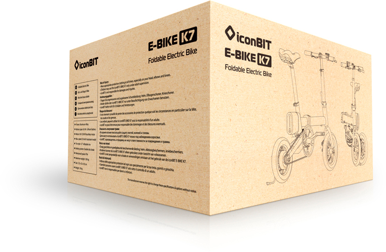 Электровелосипед iconBIT E-BIKE K7 (Black) купить в интернет-магазине icover