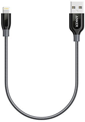 

Кабель для iPod, iPhone, iPad Anker Powerline+ Lightning 0.3 m A8124HA1 (Grey)