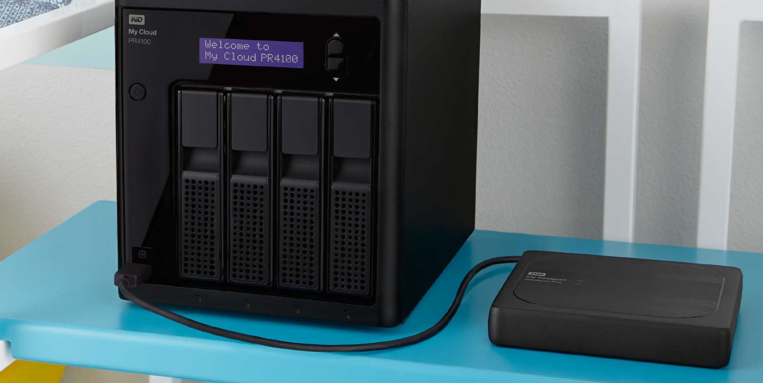 Сетевое хранилище Western Digital My Cloud Pro PR4100 0Tb 3.5" WDBKWB0000NBK-EEUE (Black) купить в интернет-магазине icover