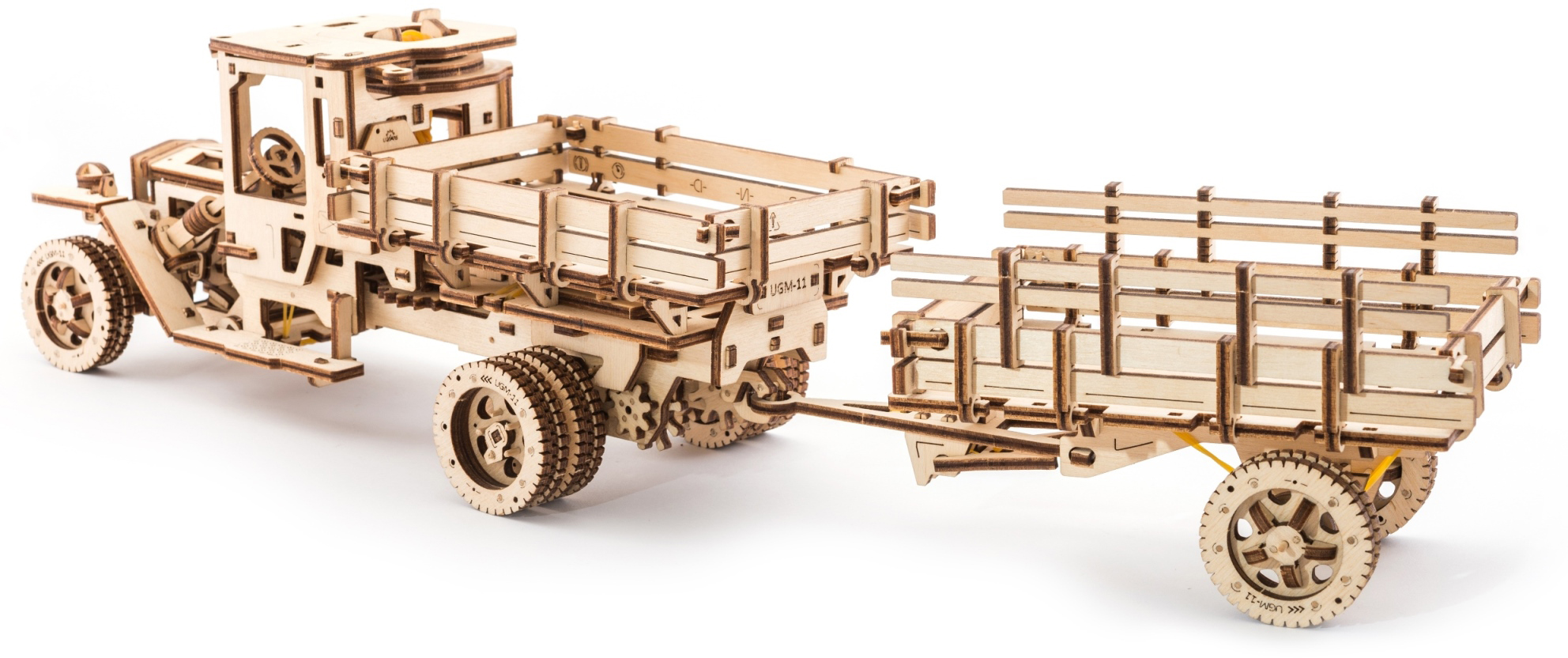 3D-пазл UGears Полуприцеп для модели Пожарная лестница (70022) купить в интернет-магазине icover