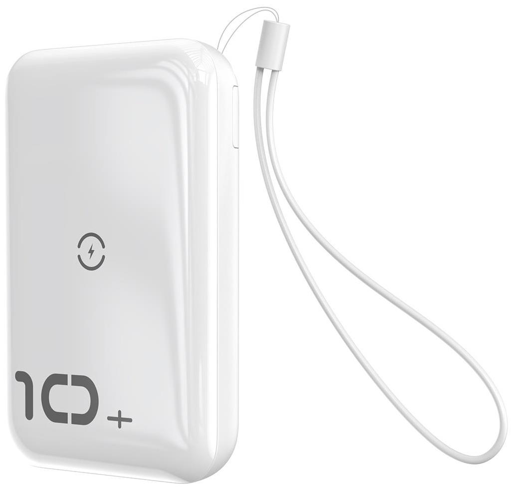 

Внешний аккумулятор Baseus Mini S Bracket 10W Wireless Charger 10000mAh (White)
