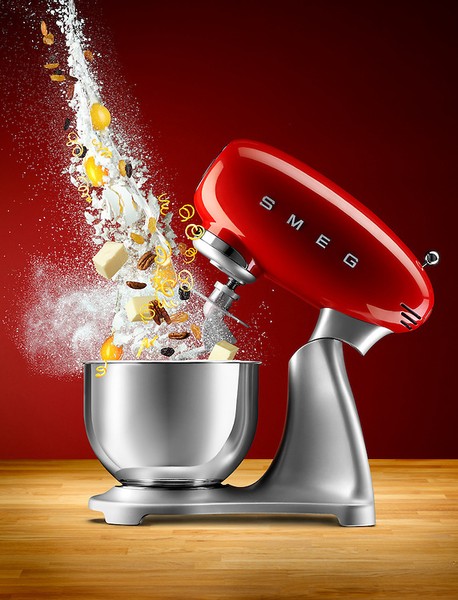 Планетарный миксер Smeg SMF01RDEU (Red) купить в интернет-магазине icover